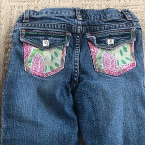 Girls Lilly Pulitzer jeans 4T